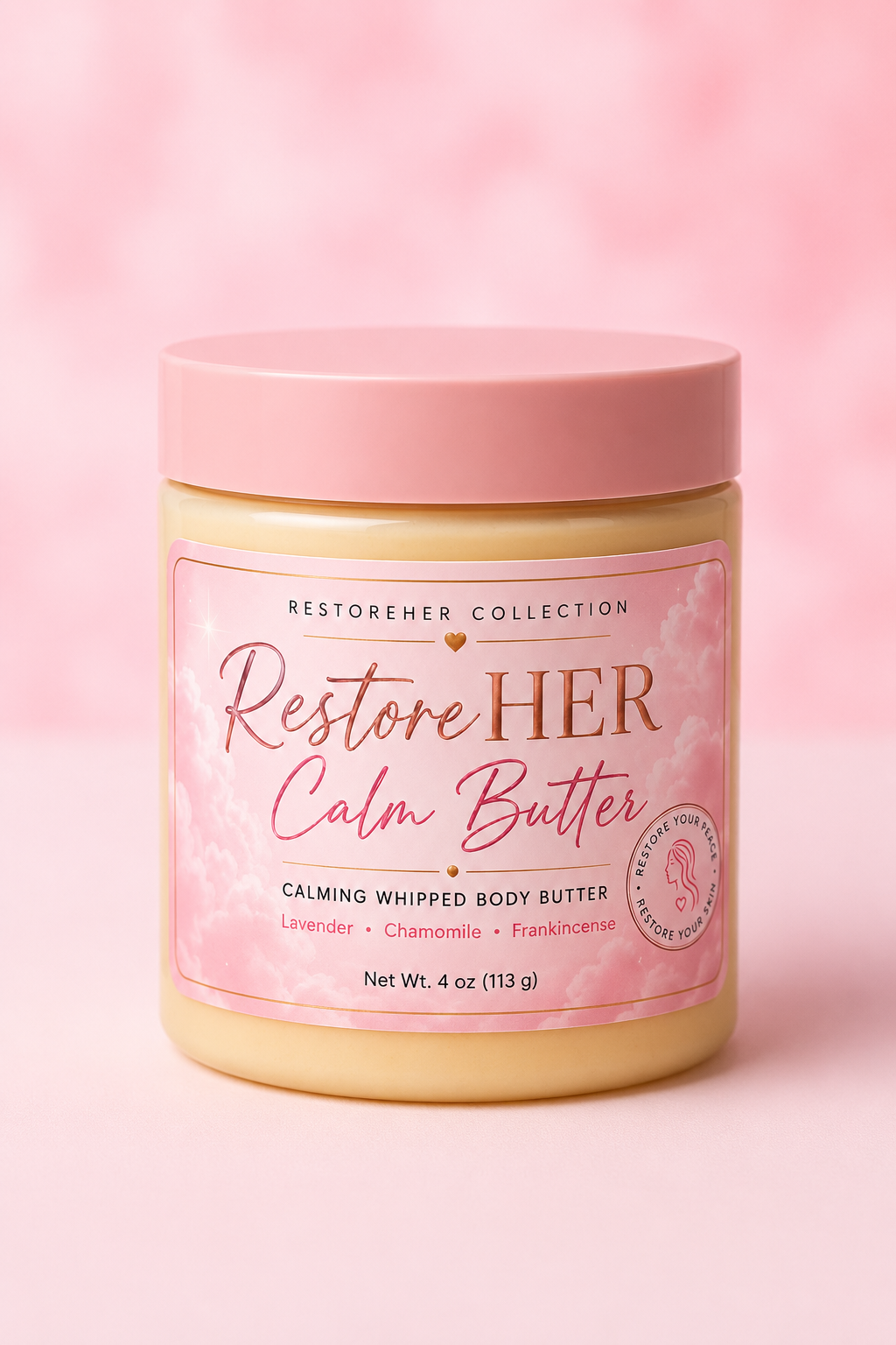 RestoreHER Calm Butter – Calming Whipped Body Butter
